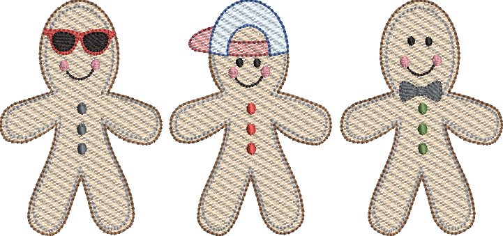 Sketch Fill Gingerdude Trio Design