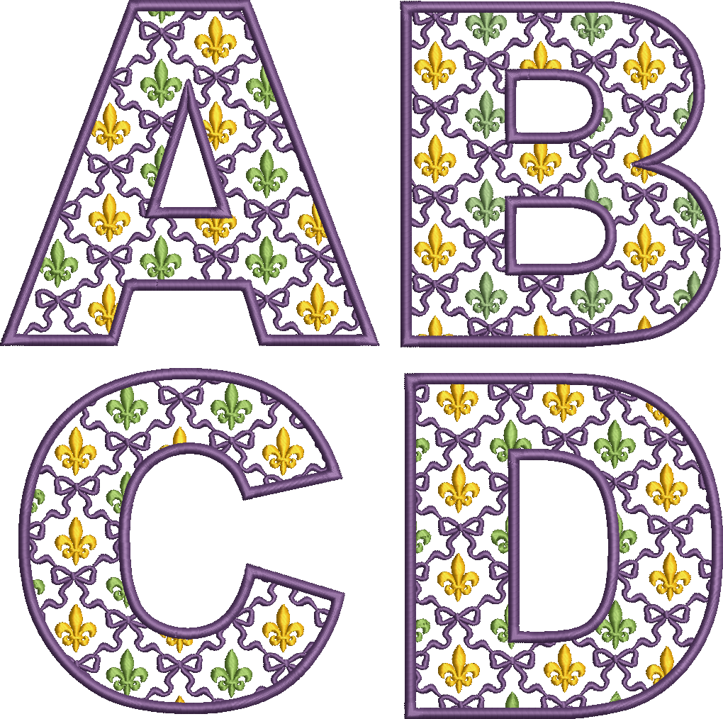 Mardi Gras Grandmillenial Font