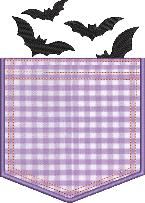 In The Hoop Halloween Flying Bats