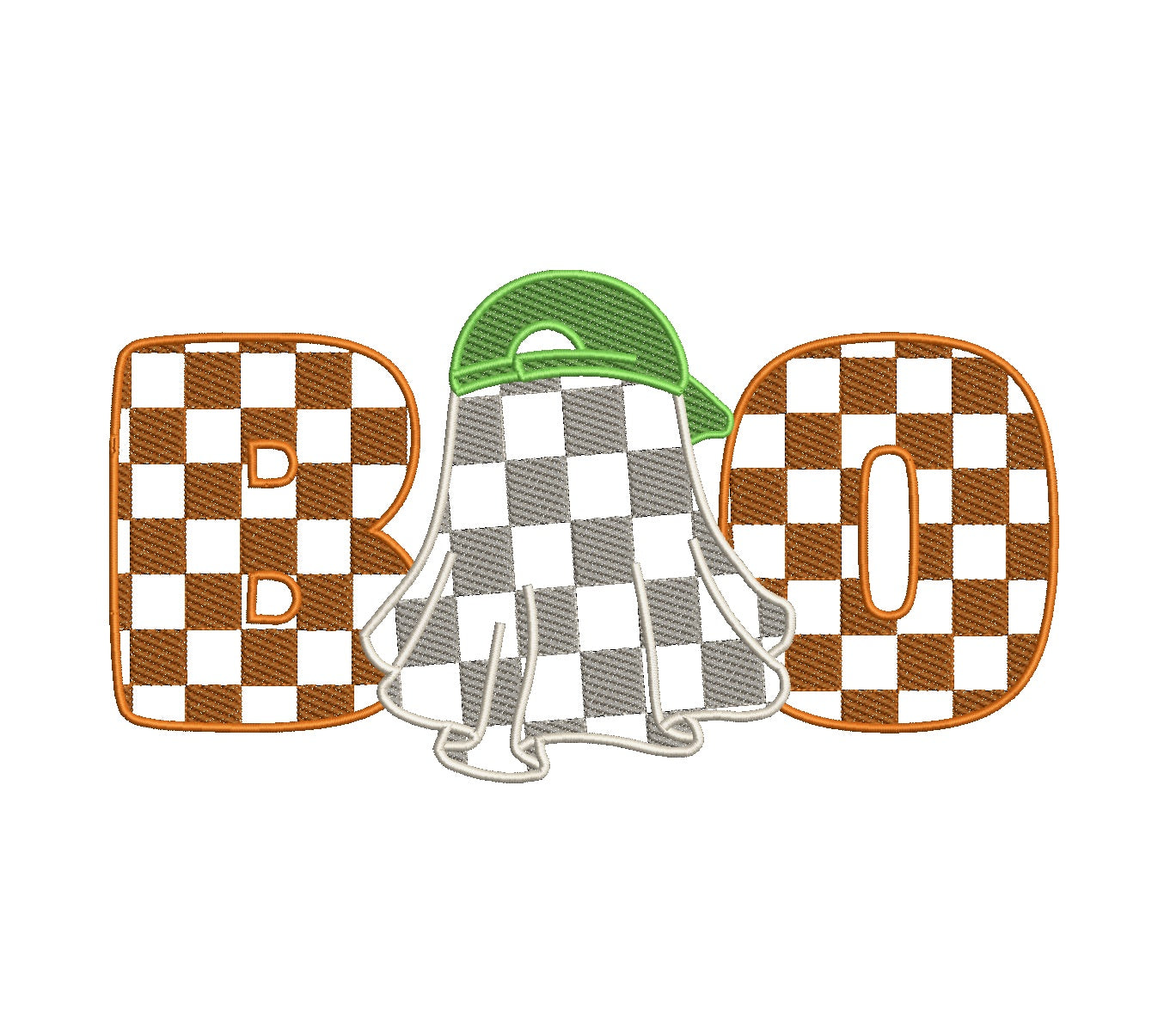 Boo Dude Checkered Sketch