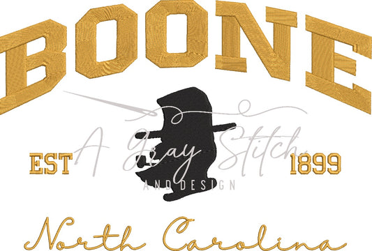 Boone Collegiate Embroidery Design