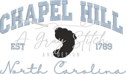 Chapel Hill Collegiate Embroidery Design