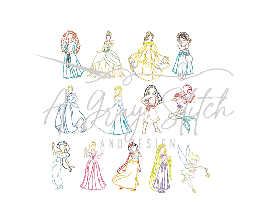 Inspired Princesses Vintage Bundle