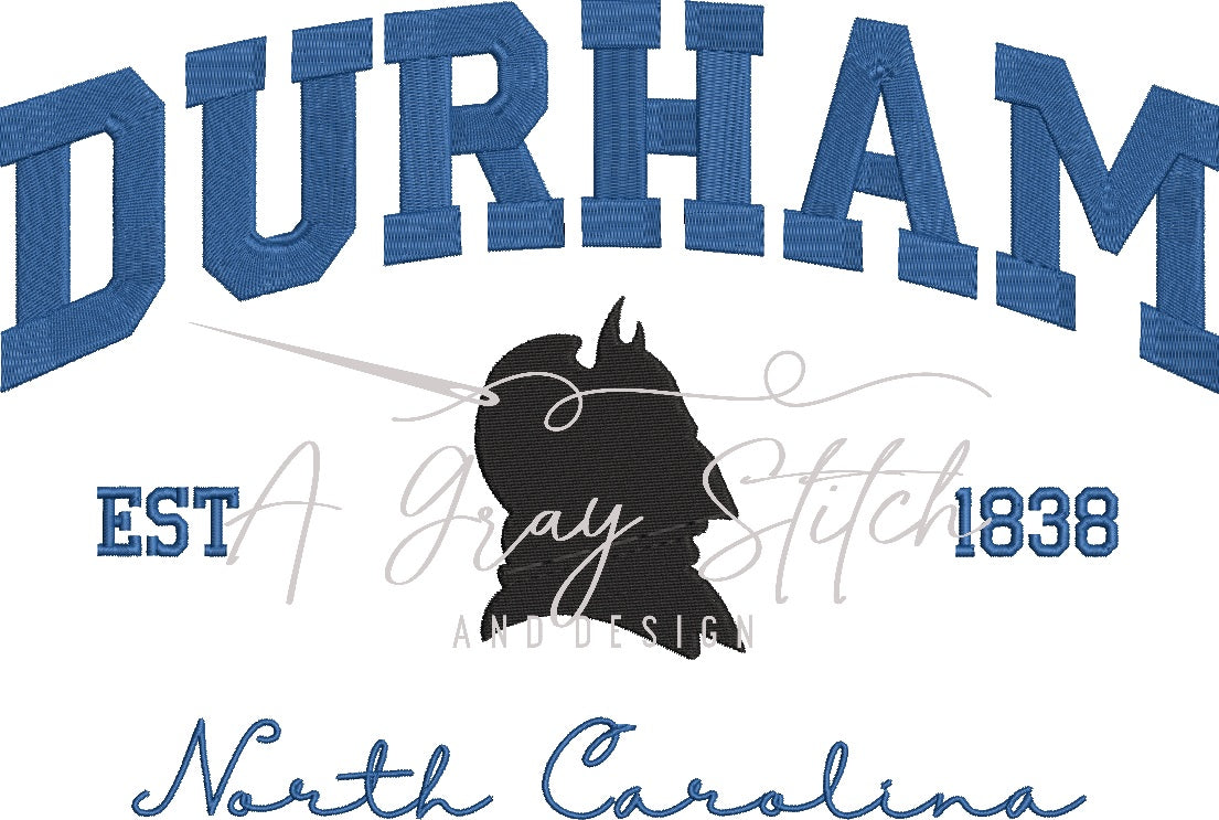 Durham Collegiate Embroidery Design – A Gray Stitch and Design