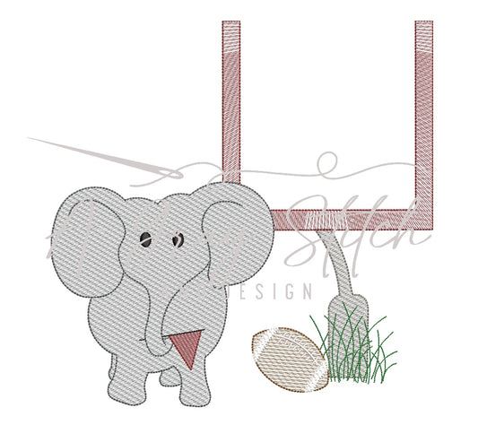 Sketch Game Day Elephant Boy