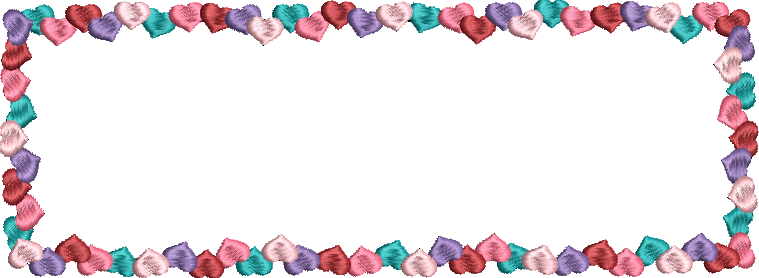 Bean Stitch Applique with Hearts Finishing Border Valentine's Day Boots Machine Embroidery Design Quick Stitch