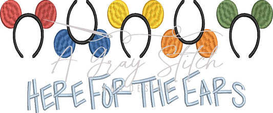 Here for the Ears Plain Design