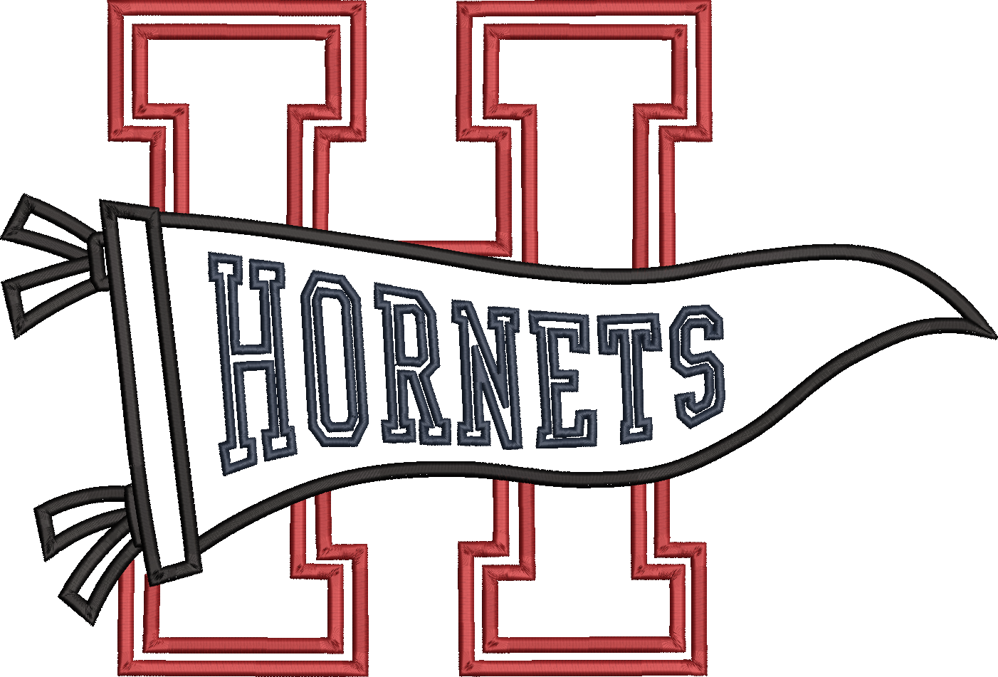 Hornets Varsity Letter Pennant