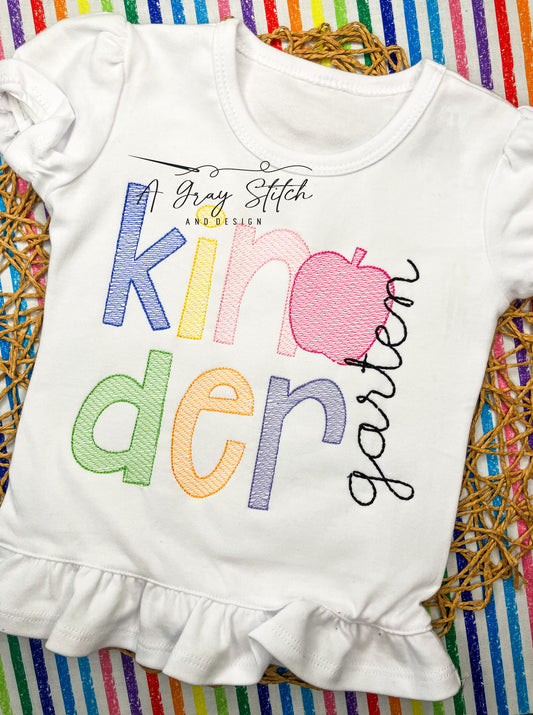 Sketch Fill Quirky Kinder Design