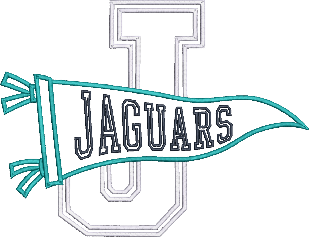 Jaguars Varsity Letter Pennant