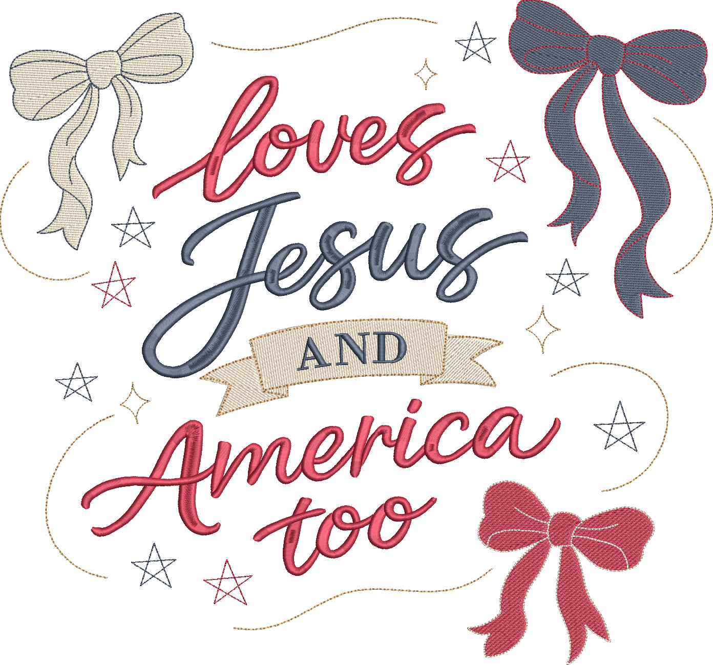 Loves Jesus and America too
