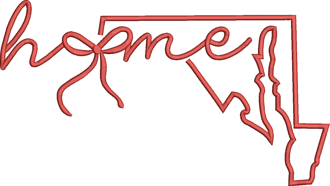 Maryland Home 3D Puff and Satin