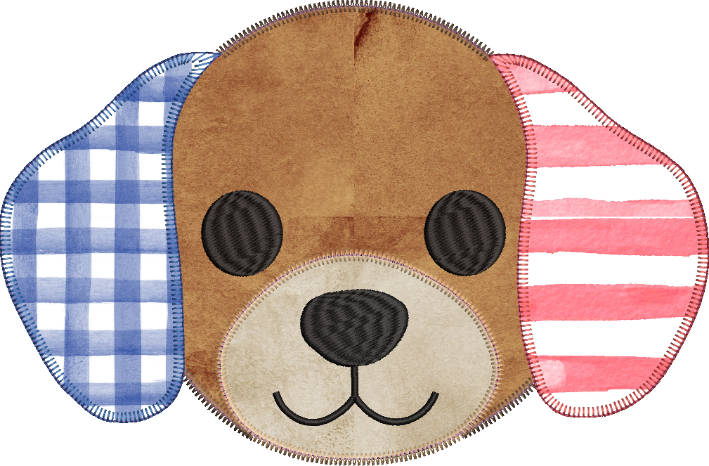 Patchwork Dachshund Applique