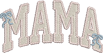 Pearly MAMA Applique