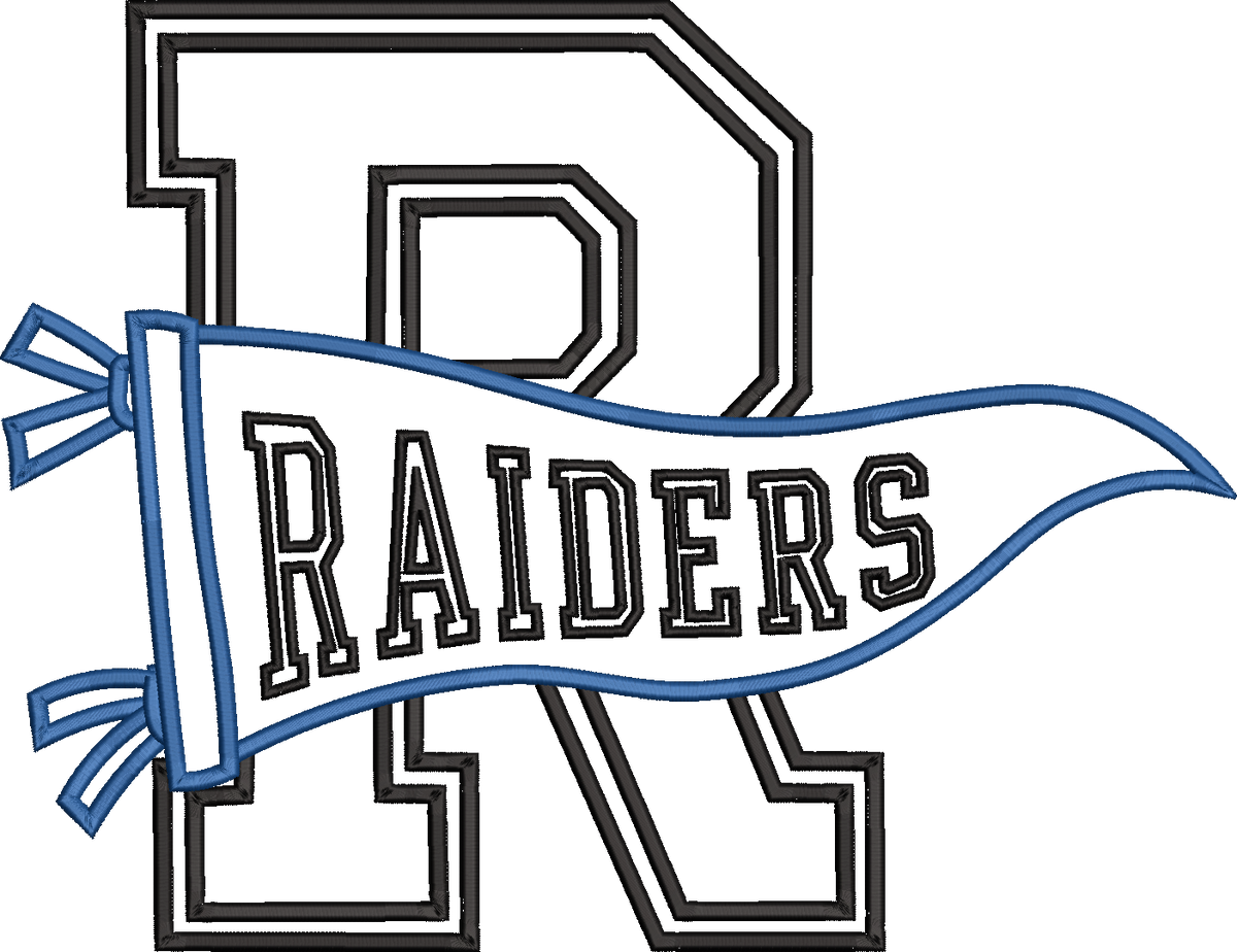 Raiders Varsity Letter Pennant