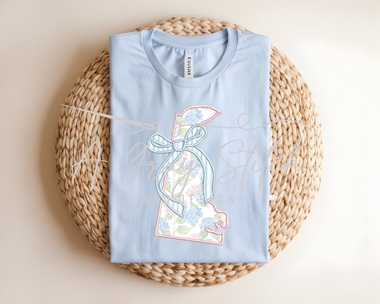 Satin Stitch Coquette State of Delaware