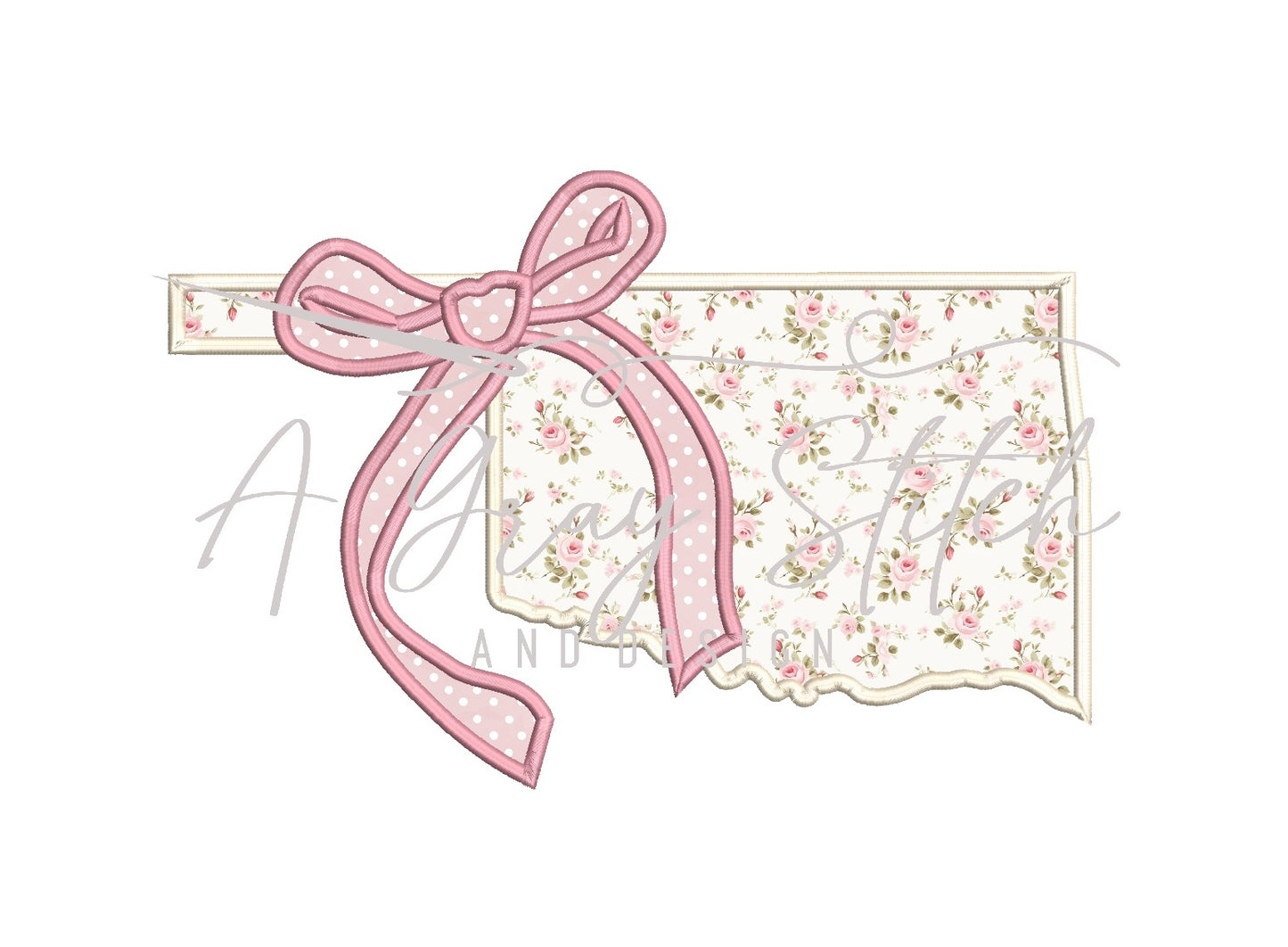 Satin Stitch Coquette State of Oklahoma