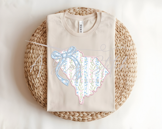 Satin Stitch Coquette State of South Carolina