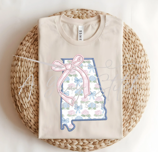 Satin Stitch Coquette State of Alabama