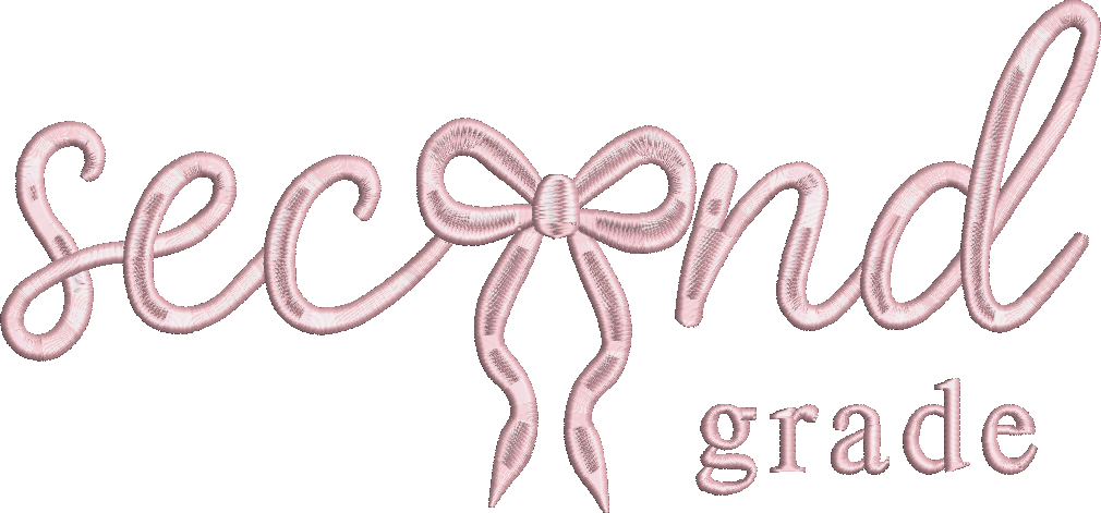 Second Grade Script Bow