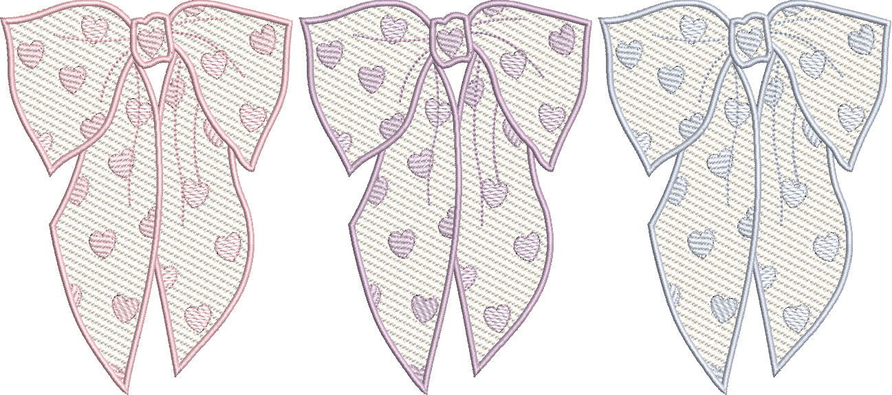 Droopy Sketch Bow Trio