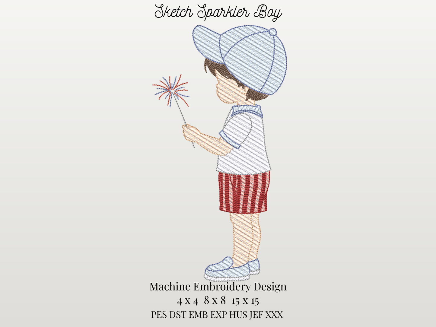 Sketch Sparkler Boy