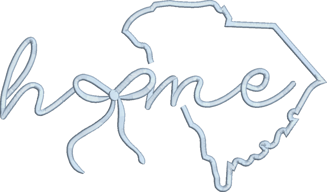 South Carolina Home 3D Puff and Satin