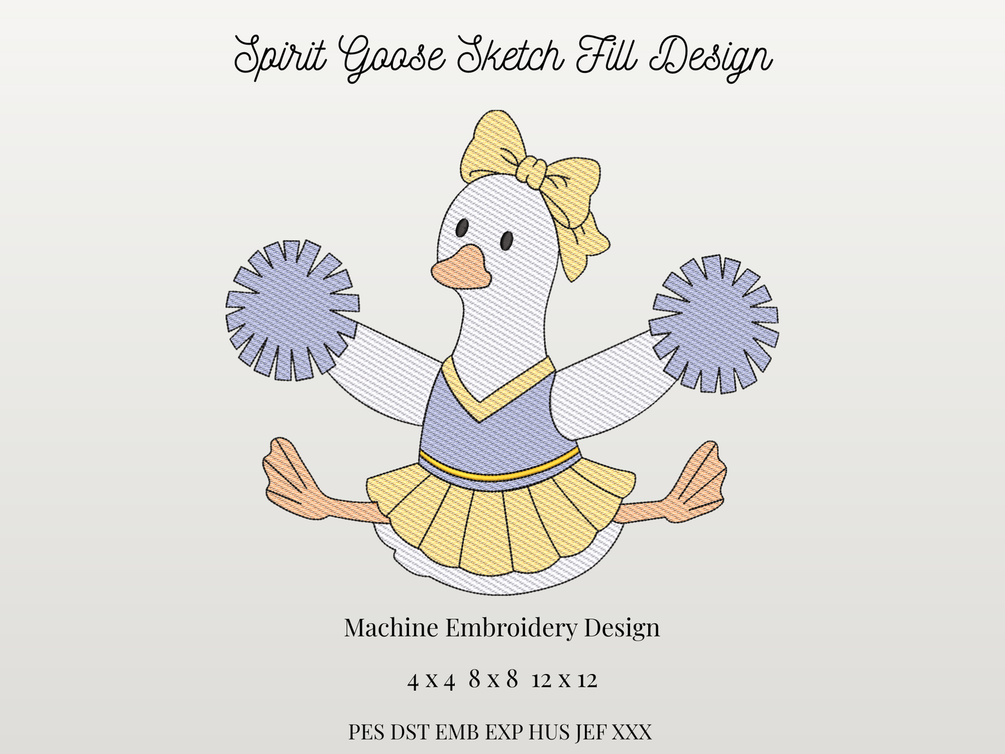 Spirit Goose Cheerleader