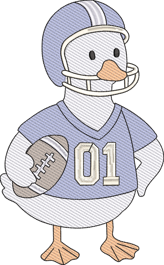Sporty Goose Football Player
