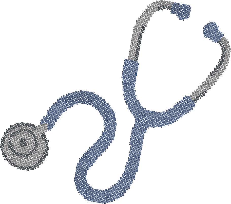Cross Stitch Stethoscope