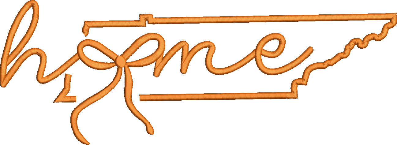 Tennessee Home 3D Puff and Satin