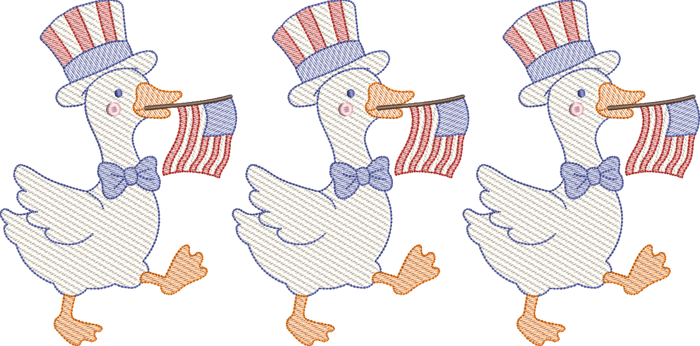 Star Spangled Goose Trio