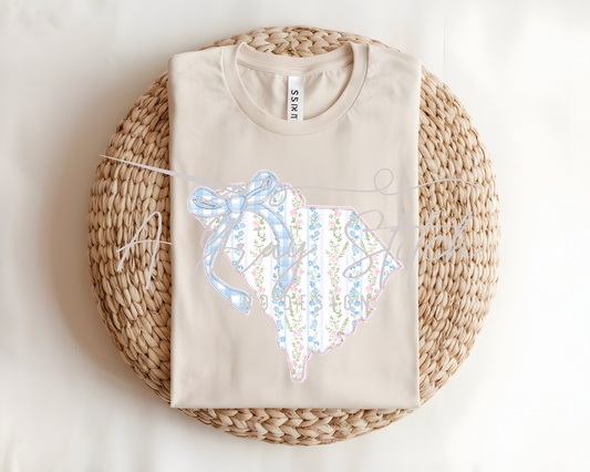 Zig Zag Stitch Coquette State of South Carolina