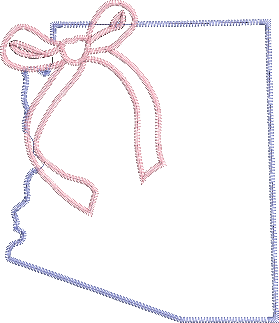 Zig Zag Stitch Coquette State of Arizona