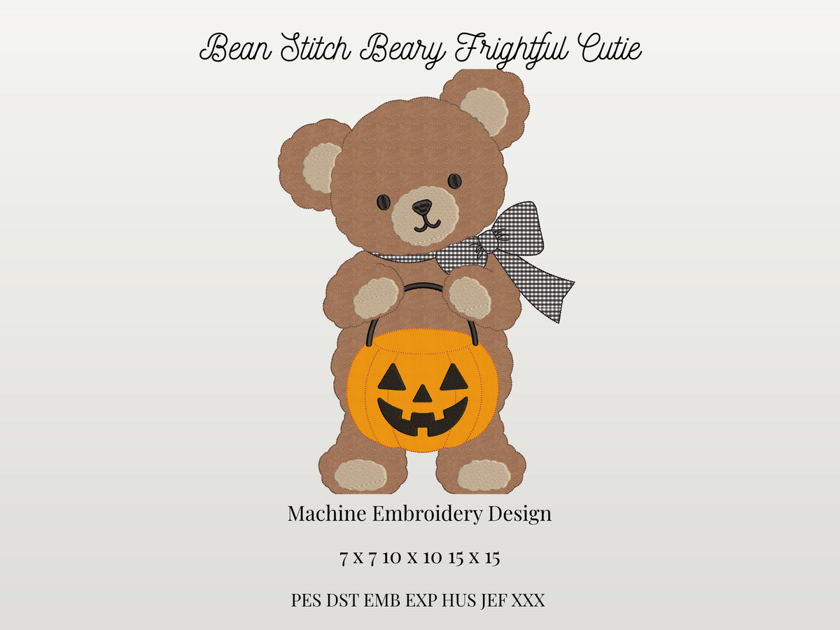 Bean Stitch Beary Frightful Teddy