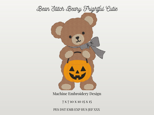 Bean Stitch Beary Frightful Teddy