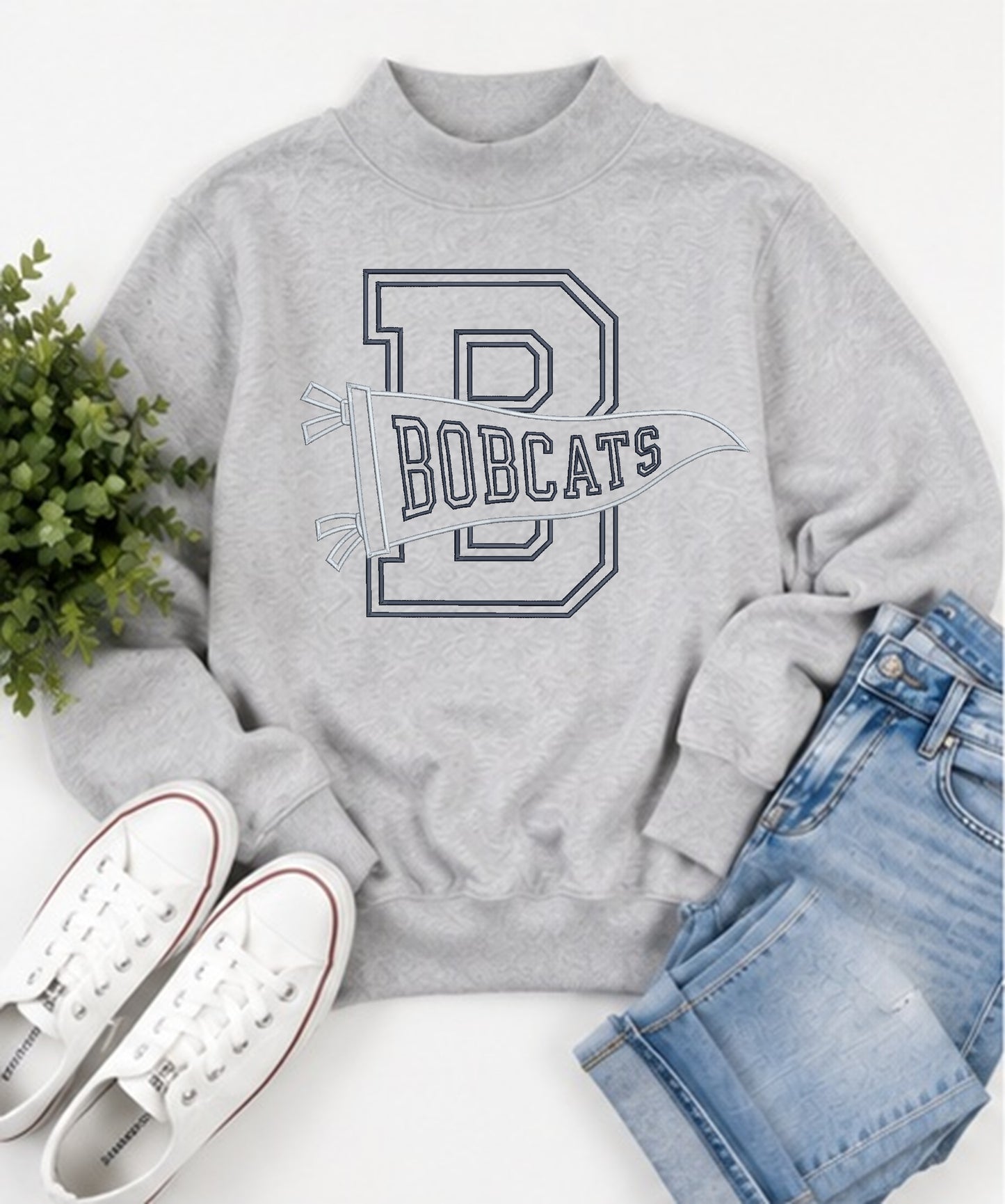 Bobcats Varsity Letter Pennant