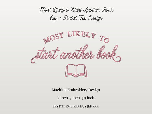 Most Likely to Start Another Book