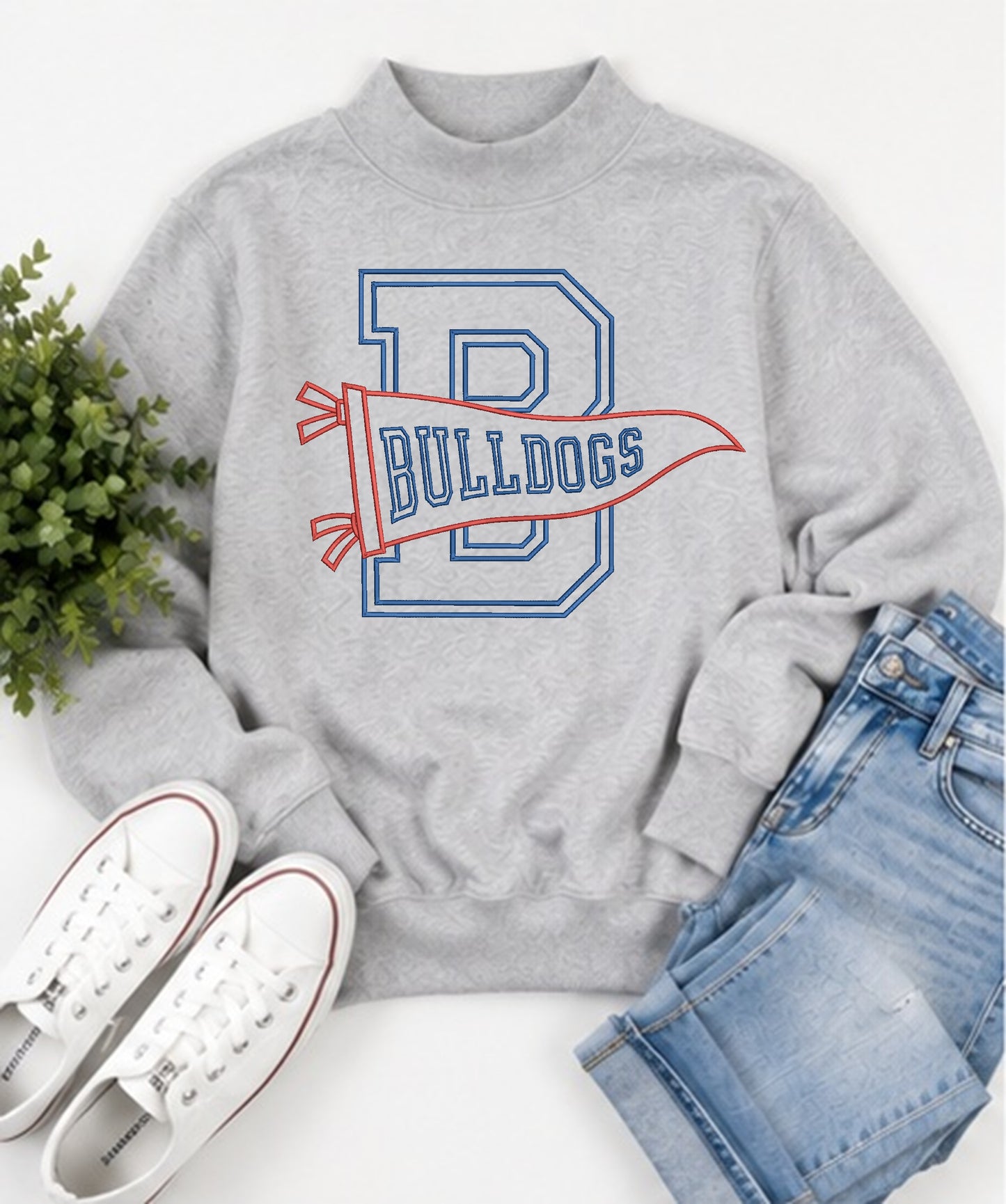 Bulldogs Varsity Letter Pennant