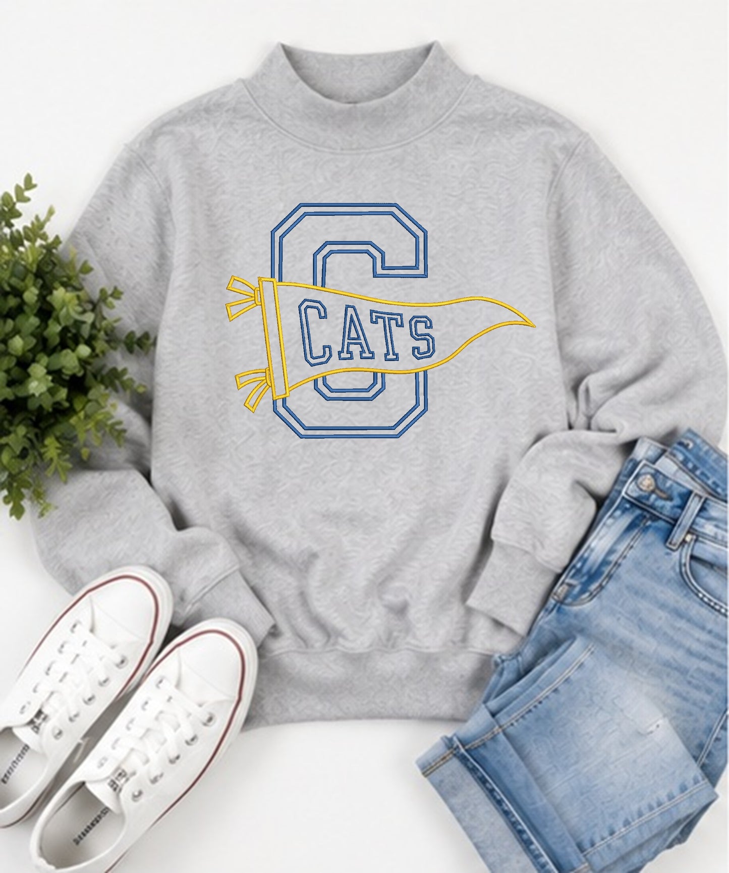 Cats Varsity Letter Pennant