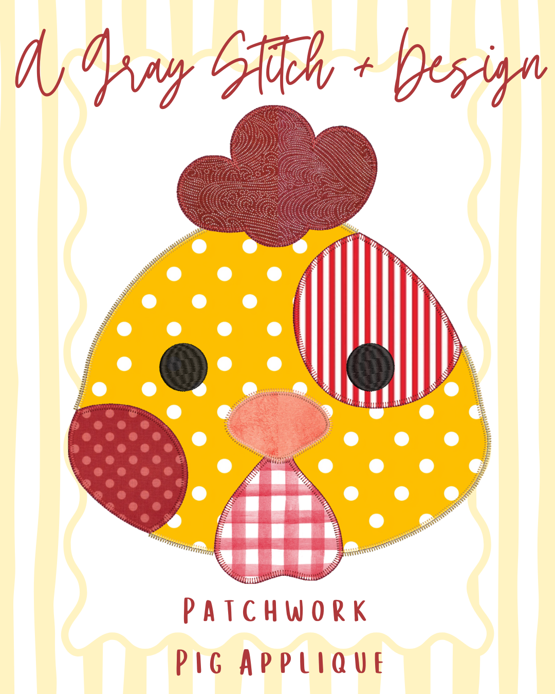 Chicken Patchwork – A Gray Stitch and Design