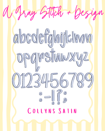Fonts – A Gray Stitch and Design