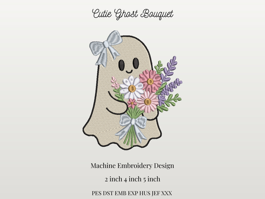 Cutie Floral Ghost Girl
