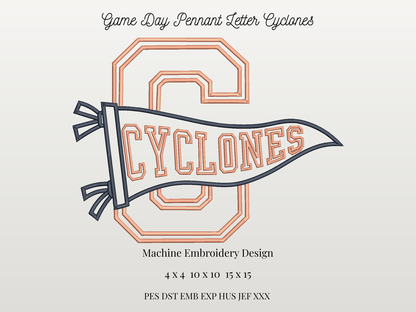 Cyclones Varsity Letter Pennant