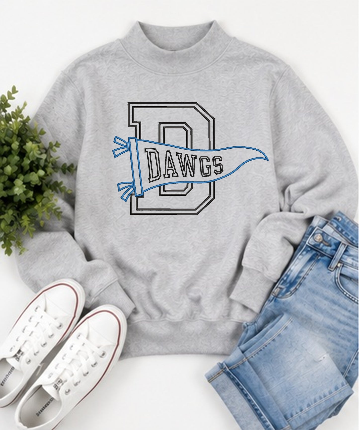 Dawgs Varsity Letter Pennant