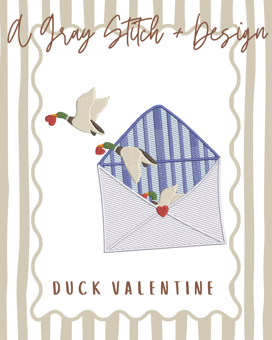 Sketch Fill Duck Valentine