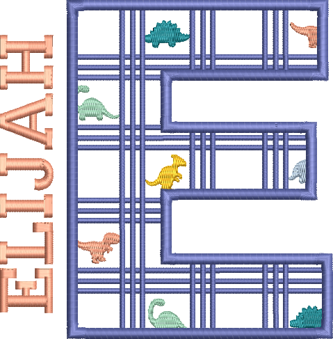 Dino Plaid Font