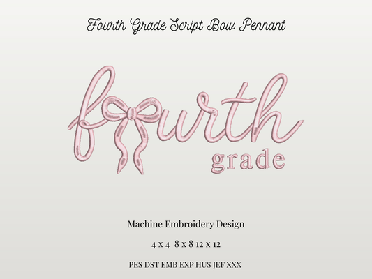 Fourth Grade Script Bow