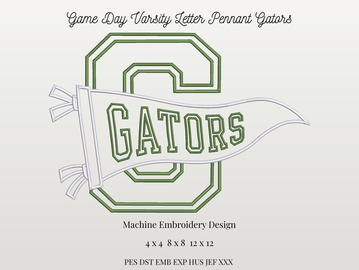 Gators Varsity Letter Pennant