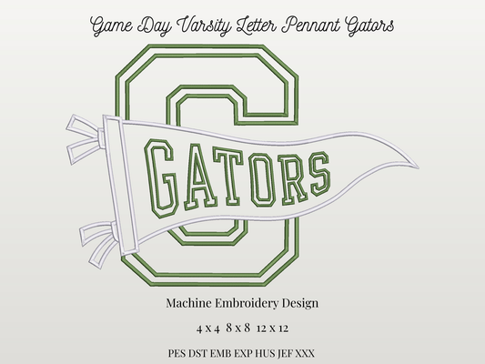 Gators Varsity Letter Pennant